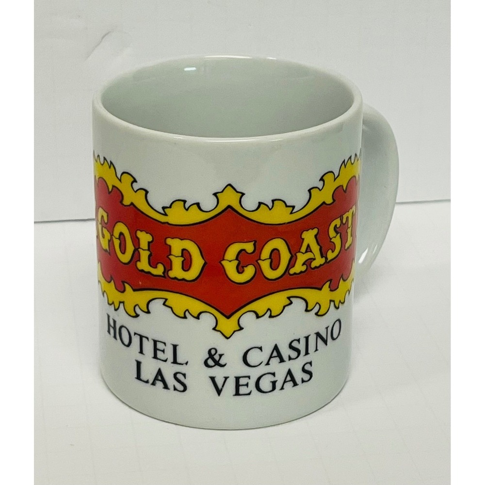 Vintage Hayes Gold Coast‎ Hotel & Casino White 12oz Las Vegas Souvenir Mug